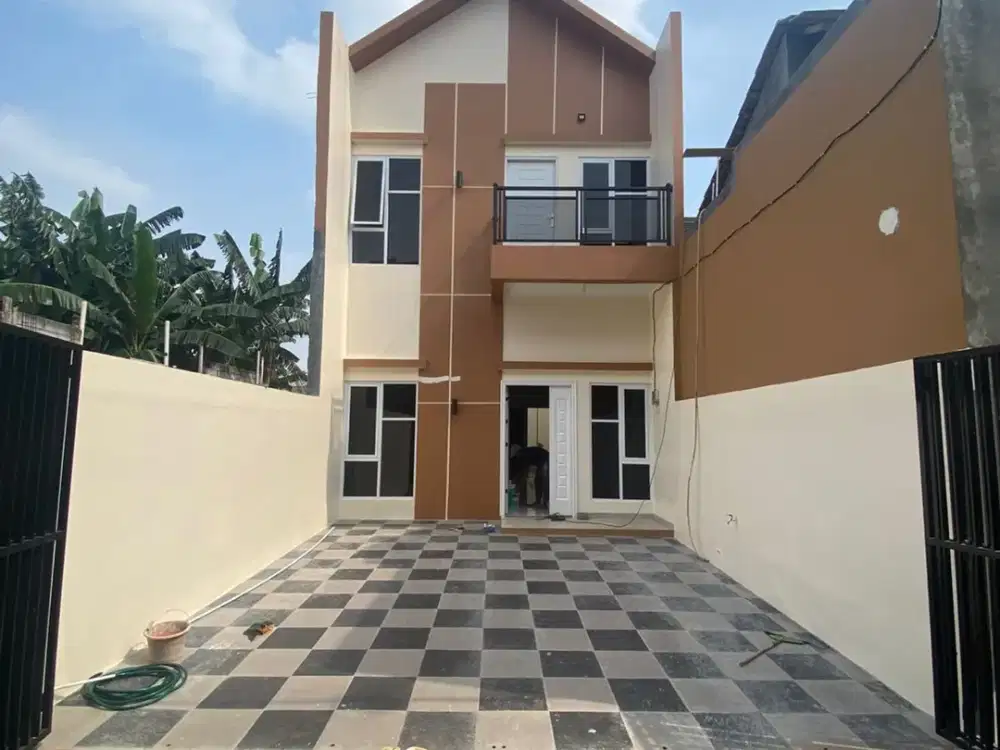 Rumah 2 Lt SHM 8 Menit ke Stasiun Jati Bening Baru Dibantu KPR J-39480