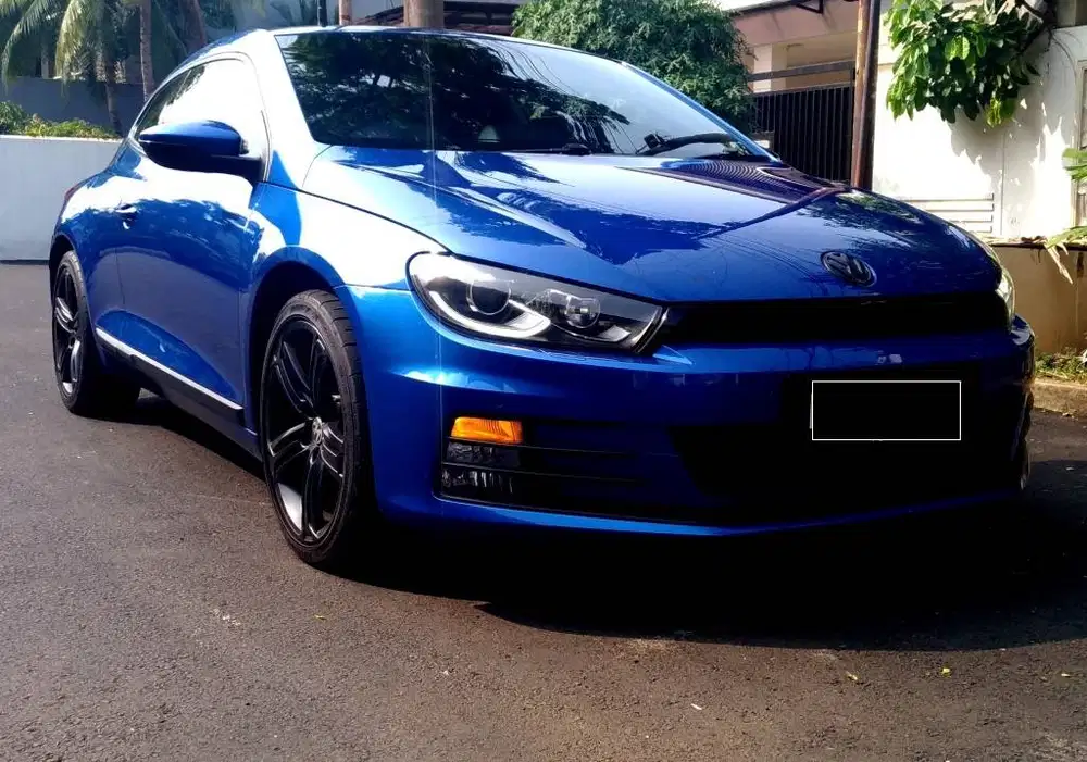VW Scirocco 1.4 AT 2017 Biru facelift Istimewa