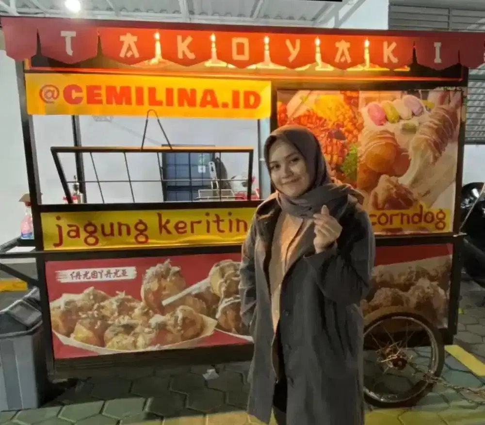 Gerobak Stainless Full Tralis 2m