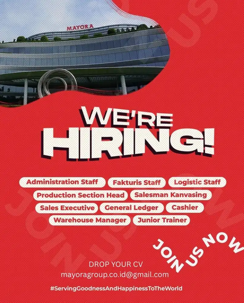 loker mayora min pendidikan sma/smk