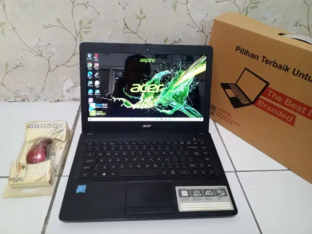 Di Jual Cepat Laptop Acer, ram 8 GB, SSD 128 GB normal