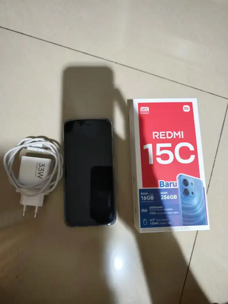 Xiaomi Redmi 15C 8/256GB (4 hari pemakaian)