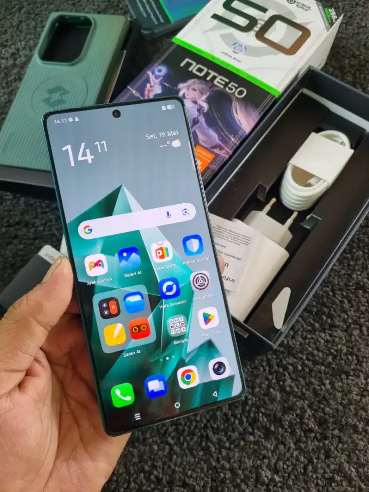 Infinix note 50 NFc ram 8+8/256 mulus fullset no minus