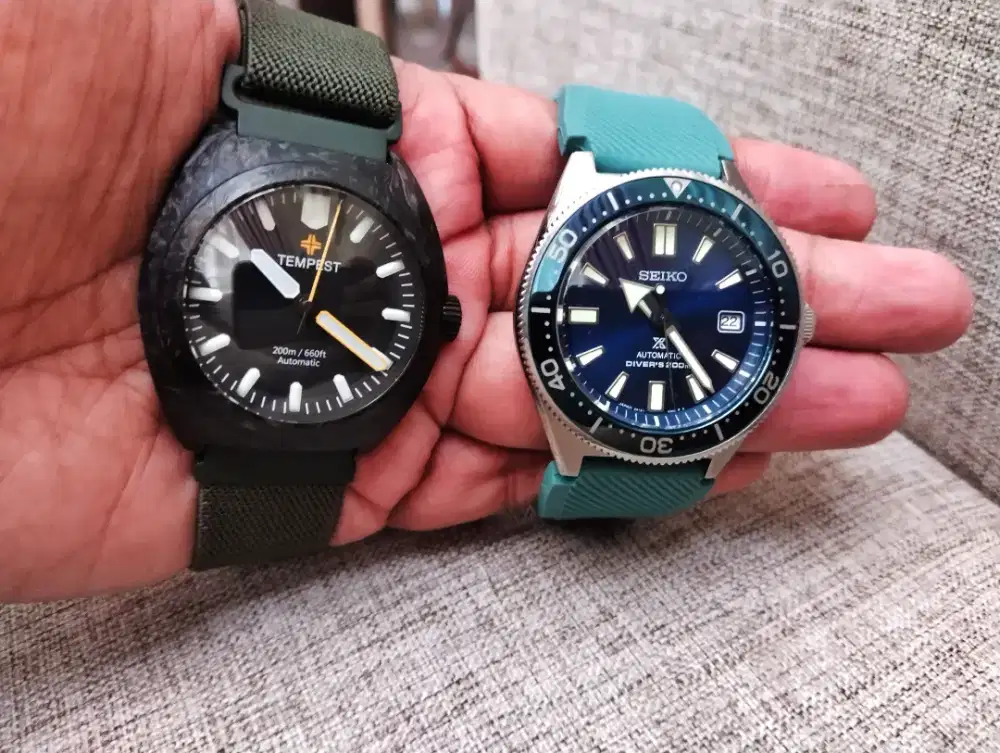 Tempest carbon 1 diver (not tissot, seiko, casio, mido, tag, citizen)