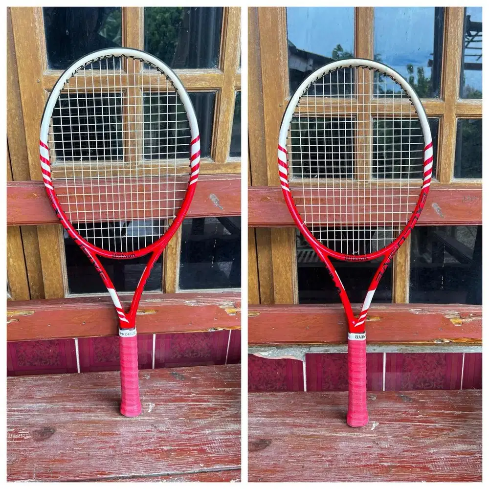 Nama raket : wilson exclusive hybrid matrix