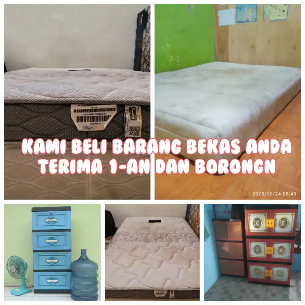 Terima Lagi Barkas Springbed, Kasur busa dan Barang bekas anda