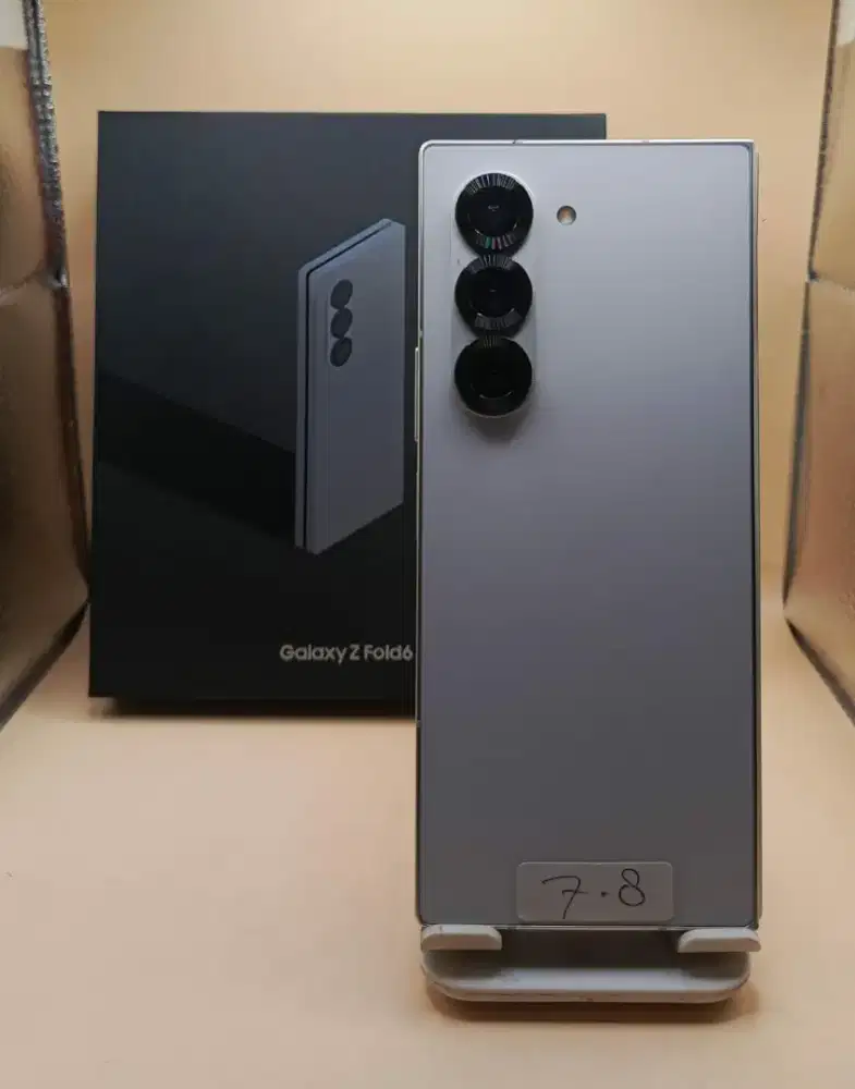 SAMSUNG Z FOLD 6 5G RAM 12/256GB ORIGINAL SEIN MULUS FULLSHETT