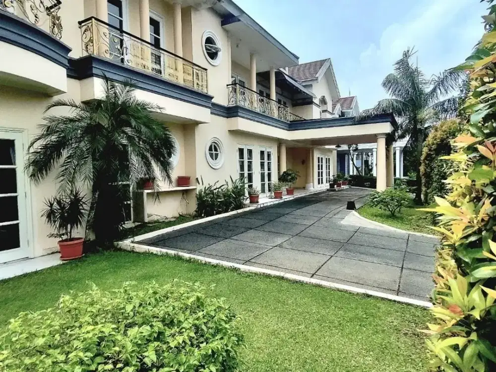 dijual rumah istimewa akses lebar nyaman dalam cluster keamanan ketat