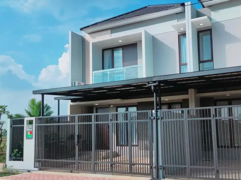 Rumah Baru Siap Huni Full Smart Home Pemandangan View Gunung di Sentul Bogor, DP 0% Cicilan Mulai 5 Jutaan, Strategis 3 menit ke Tol Jagorawi - Free PPN & Bebas Biaya