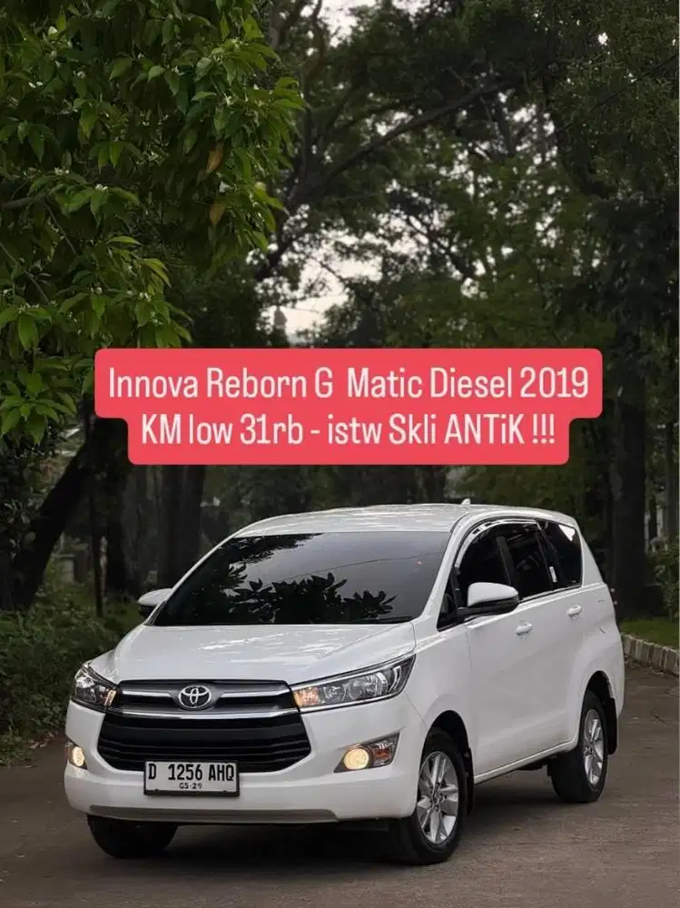 KM low 31rb - Innova G Matic Diesel 2019 pk an 2020 bandung murah