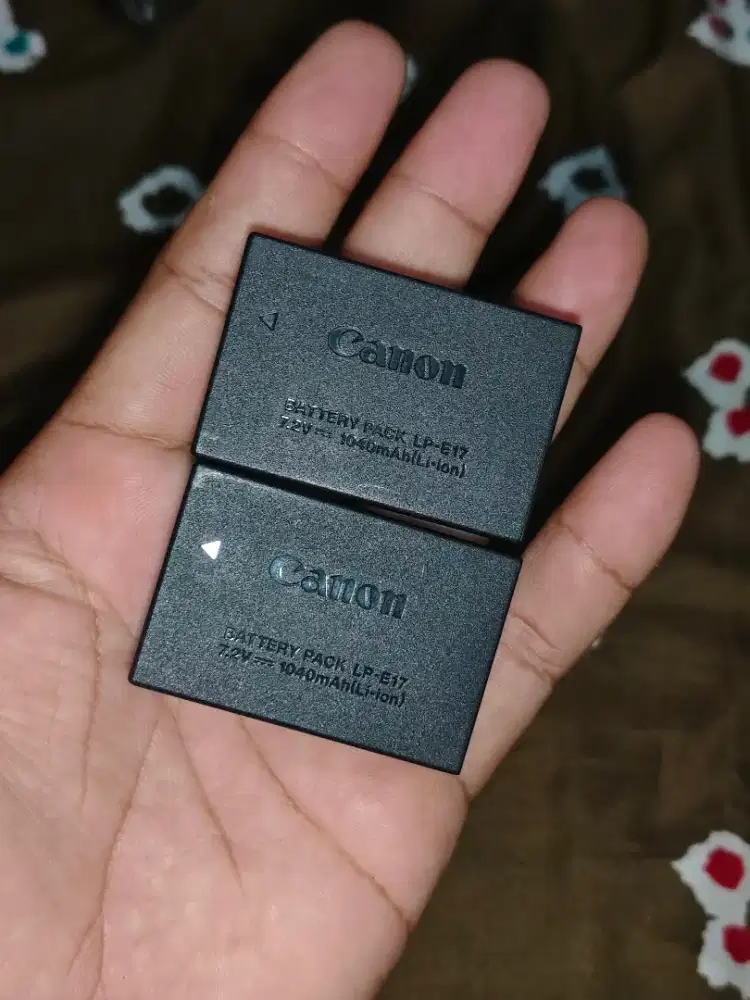 Baterai Canon LP-E17 Original 2pcs