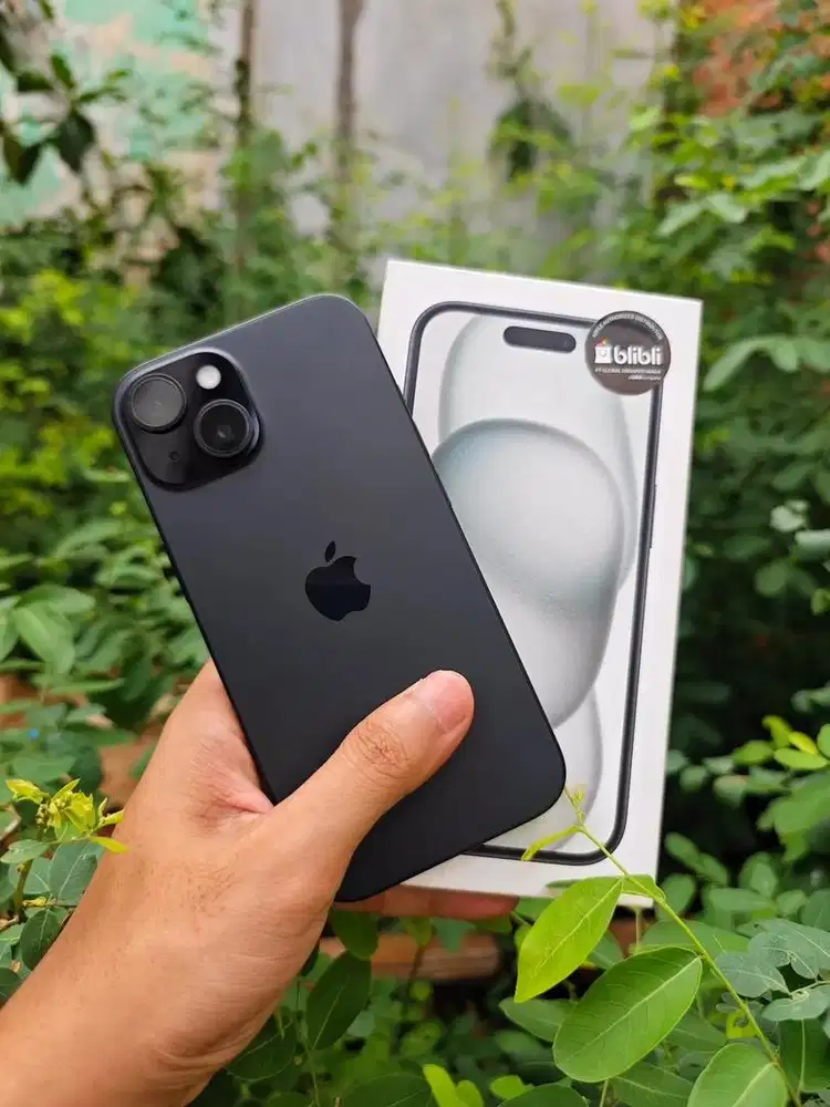 iPhon 15 - 128gb Black (Resmi Blibli)