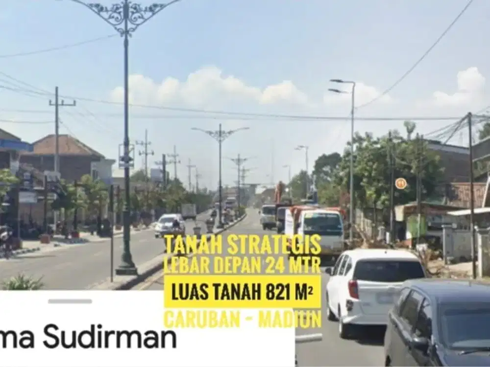 JUAL Tanah Pekarangan, Panglima Sudirman CARUBAN Lokasi Bagus