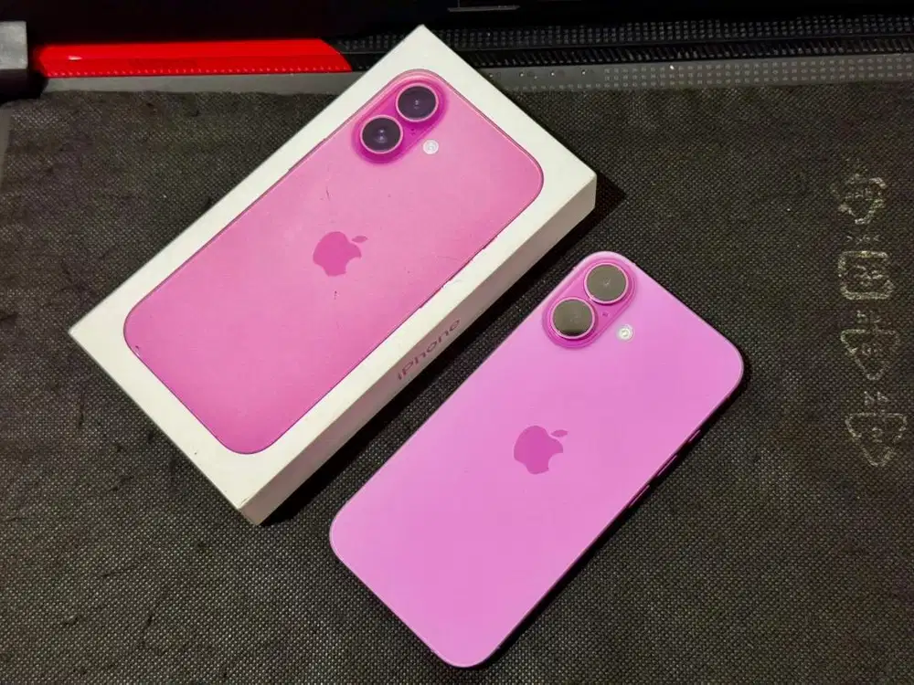 IPHONE 16 128 on GARANSI IBOX PINK