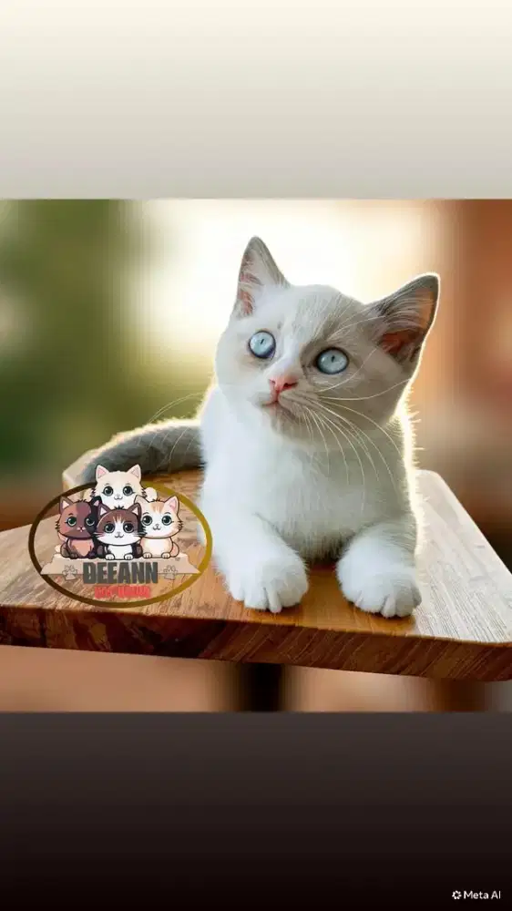 Munchkin Ragdoll Blue Eyes Simetris
