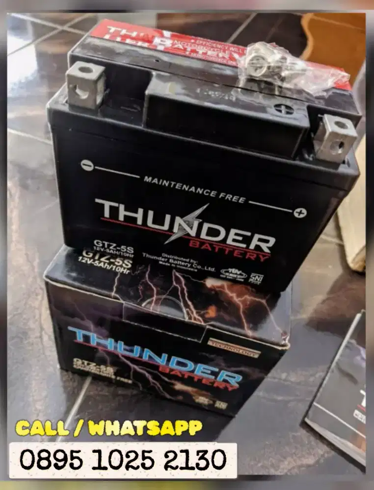 AKI MOTOR MERK THUNDER GTZ5S (BARU)