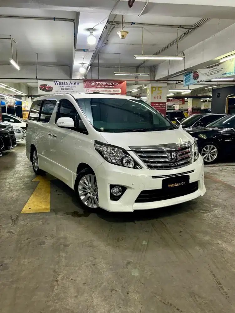 Low KM Toyota Alphard 2.4 SC AT 2013 nik 2012