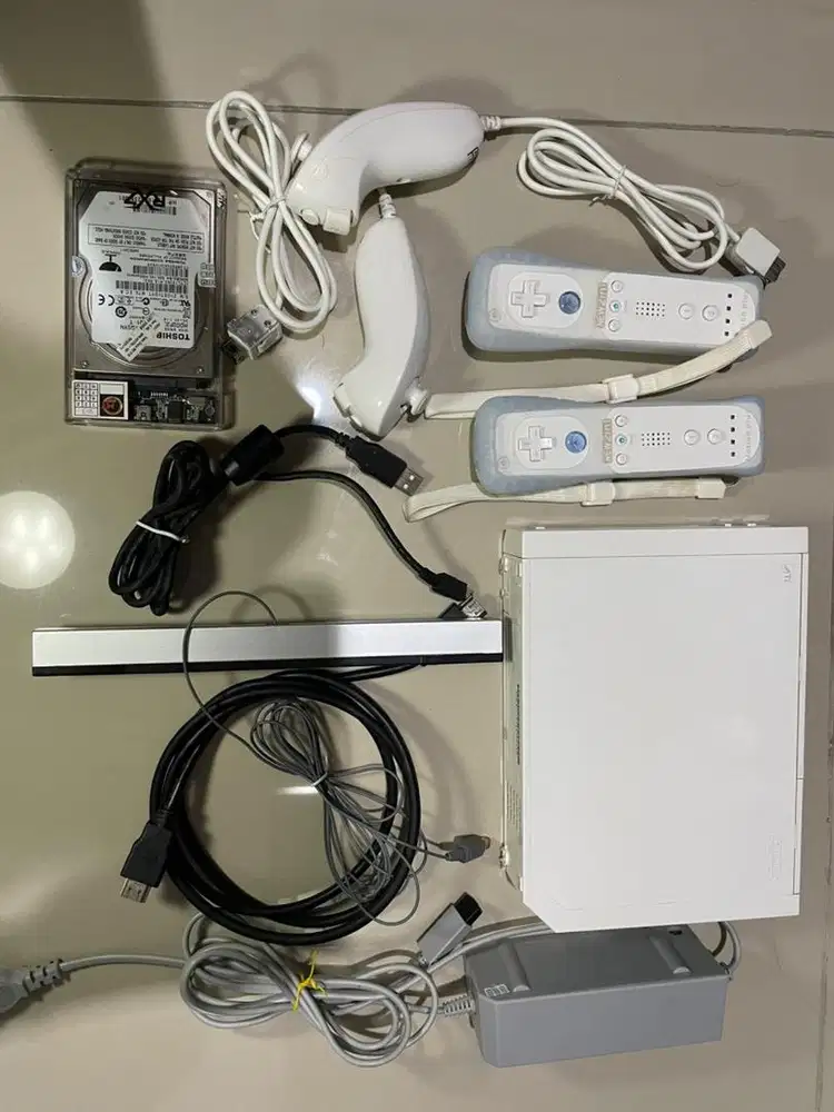 Nintendo Wii RVL-001 (JPN) + HDD 320GB Full Game — Rp1.499.000 Nego