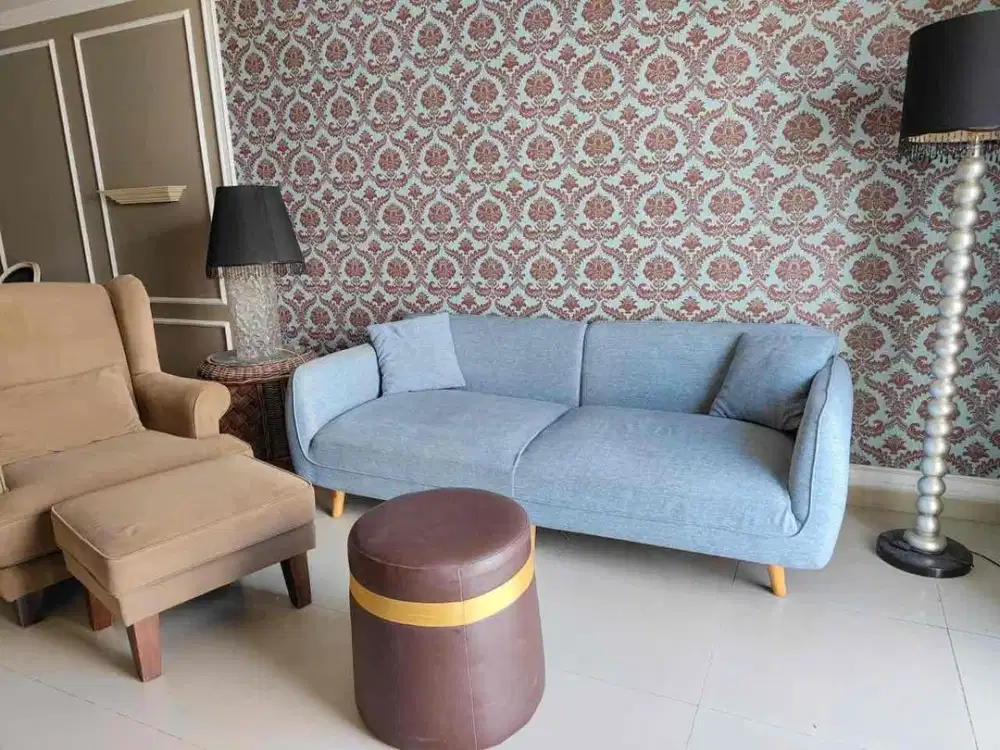 Disewakan Apartemen Private Lift Gading Resort Residences 3 Kamar Furnish Mall Of Indonesia Siap pakai