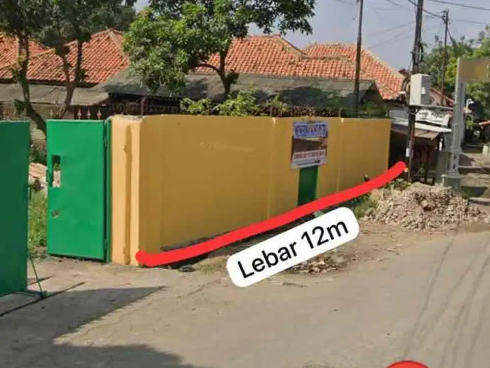 Tanah zona gudang dekat pintu tol Plumbon