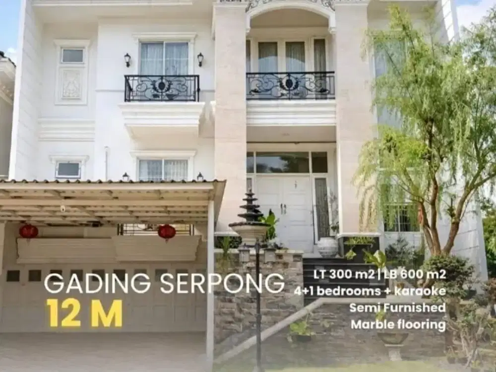 Dijual Rumah Semi Furnished di Cluster Aristoteles Gading Serpong, Tangerang