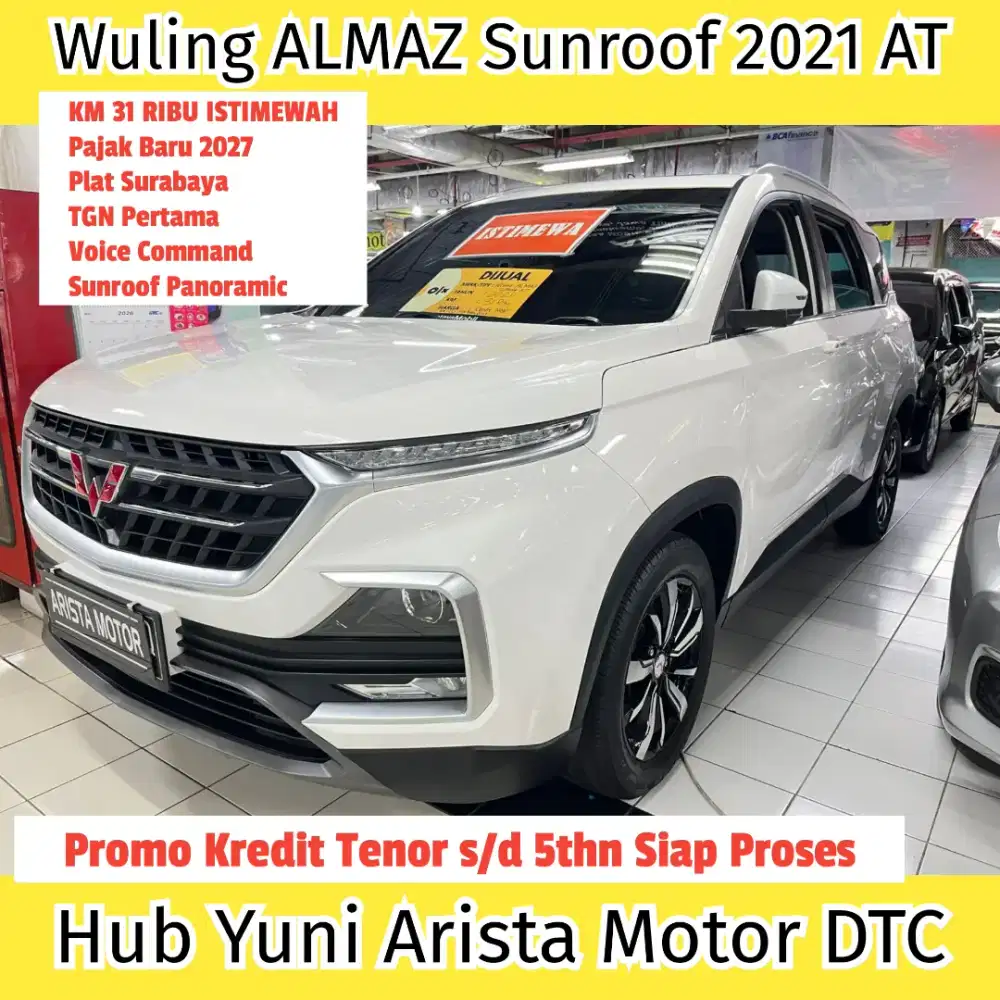 Almaz Exclusive 2021 Matic Sunroof KM3RB PjkBaru2027 TGN1 istimewah