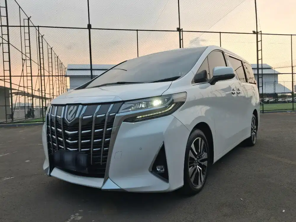 Only km 26k Toyota Alphard 2.5 G AT 2021 TSS Putih