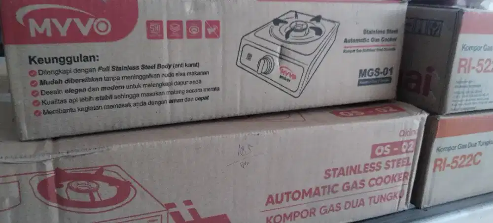 KOMPOR GAS 1 TUNGKU MYVO
