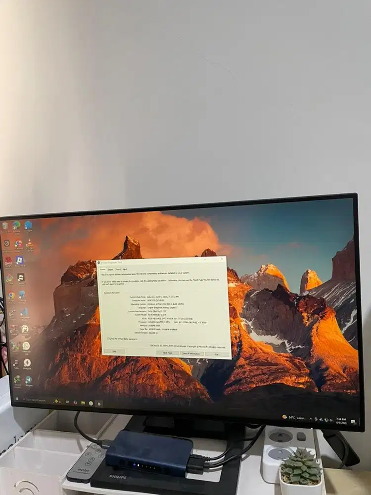Monitor Philips 242E2 24 inch IPS Full HD 75Hz Mulus