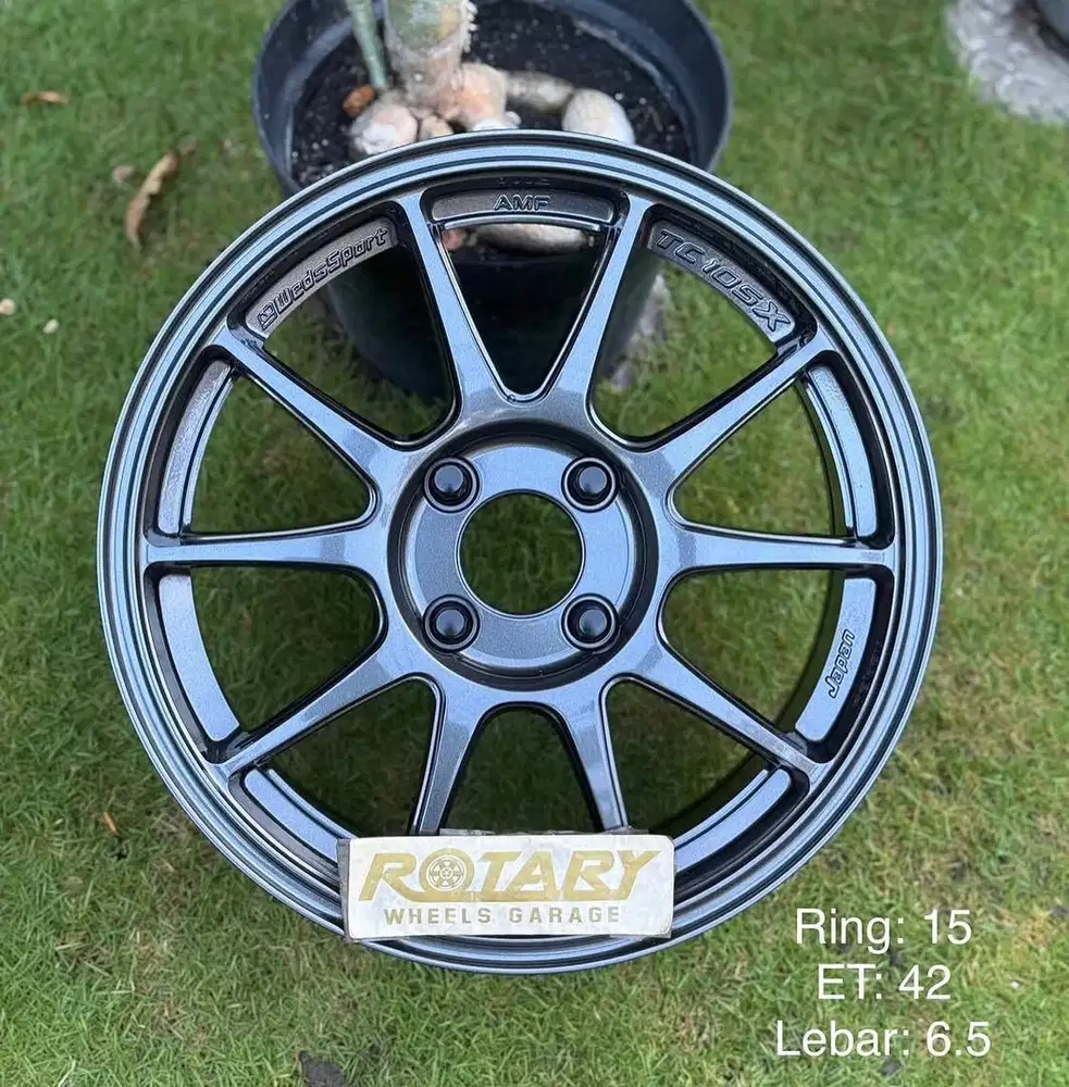 velg wedssport tc105x ring15 BARU mirage march agya brio ayla BYD Atto