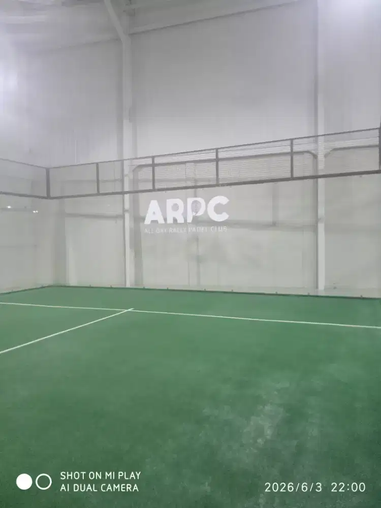 Sticker printing, cutting, kaca film clear, riben to lapangan padel