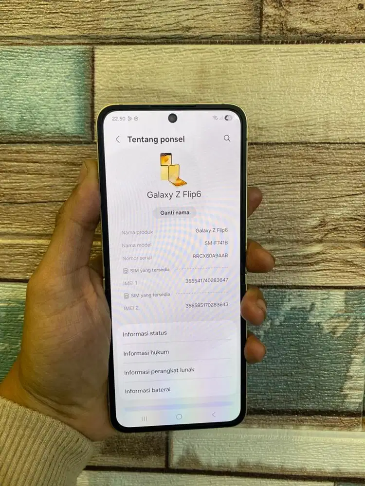samsung flip 6 12/256 yellow like new