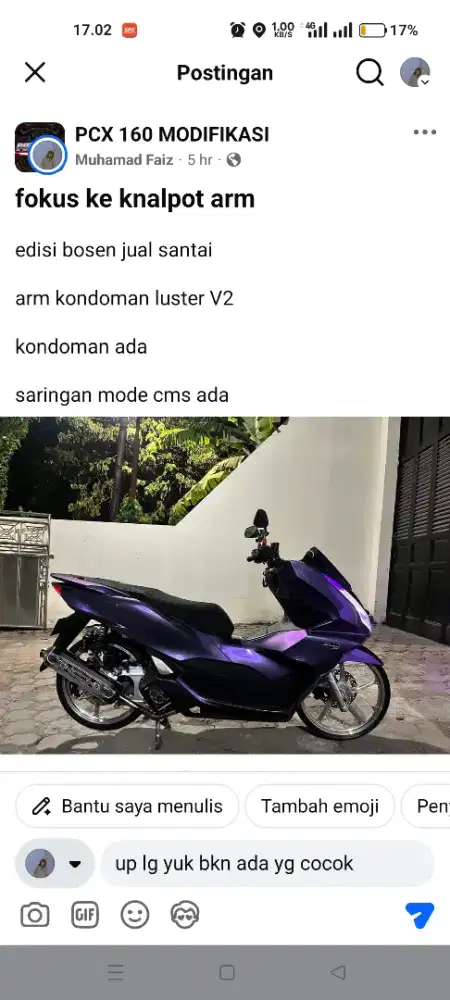 Knalpot ARM luster V2
