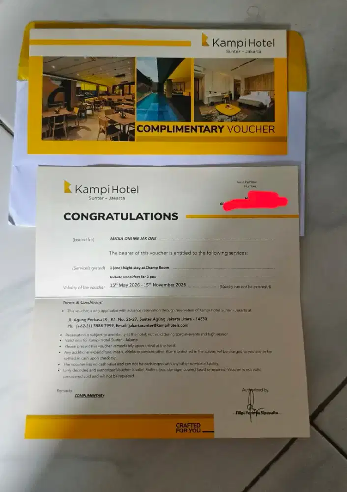 Voucher Hotel Kampi - Sunter
