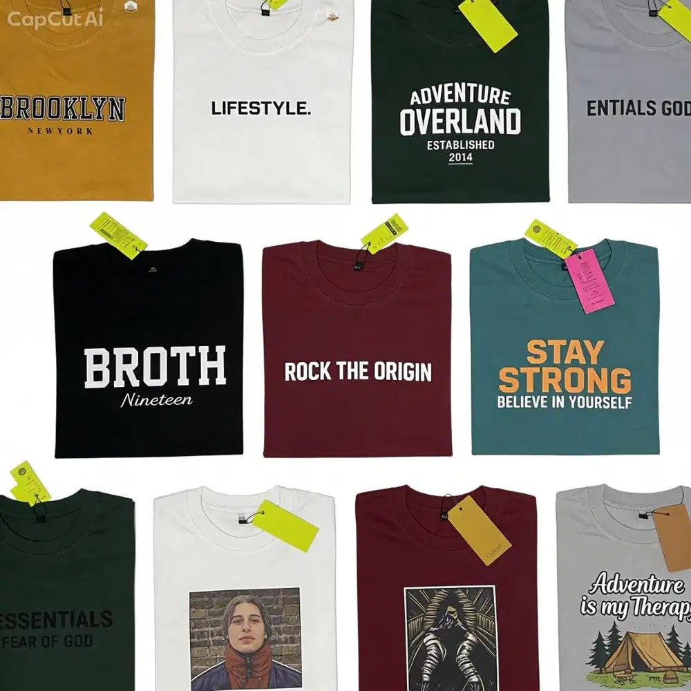 PROMO SPESIAL KAOS DISTRO 3 PCS ukuran M-XXL