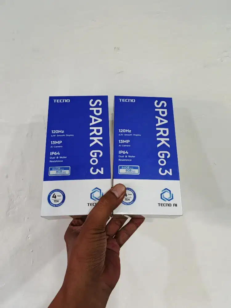 [ Fast respon WA ] Tecno Spark GO3 4+4/64 Garansi resmi 13bln