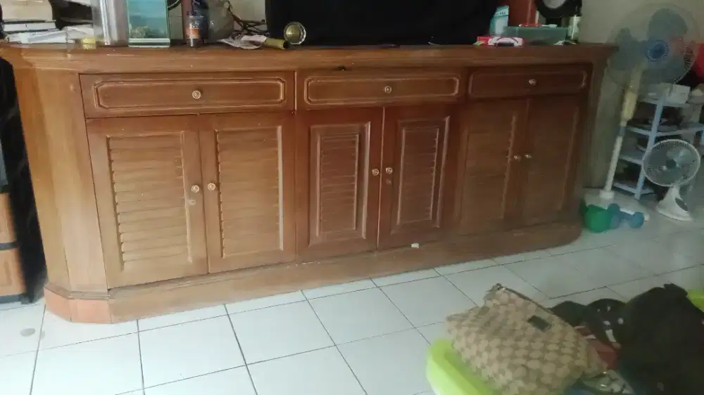 Lemari  Kayu Jati TV & Nakas barang