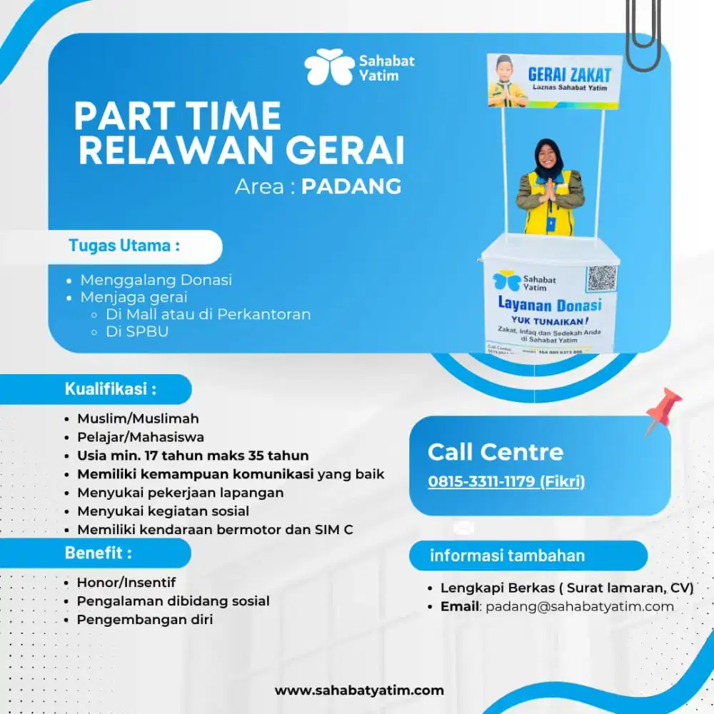 PART TIME DUTA GERAI