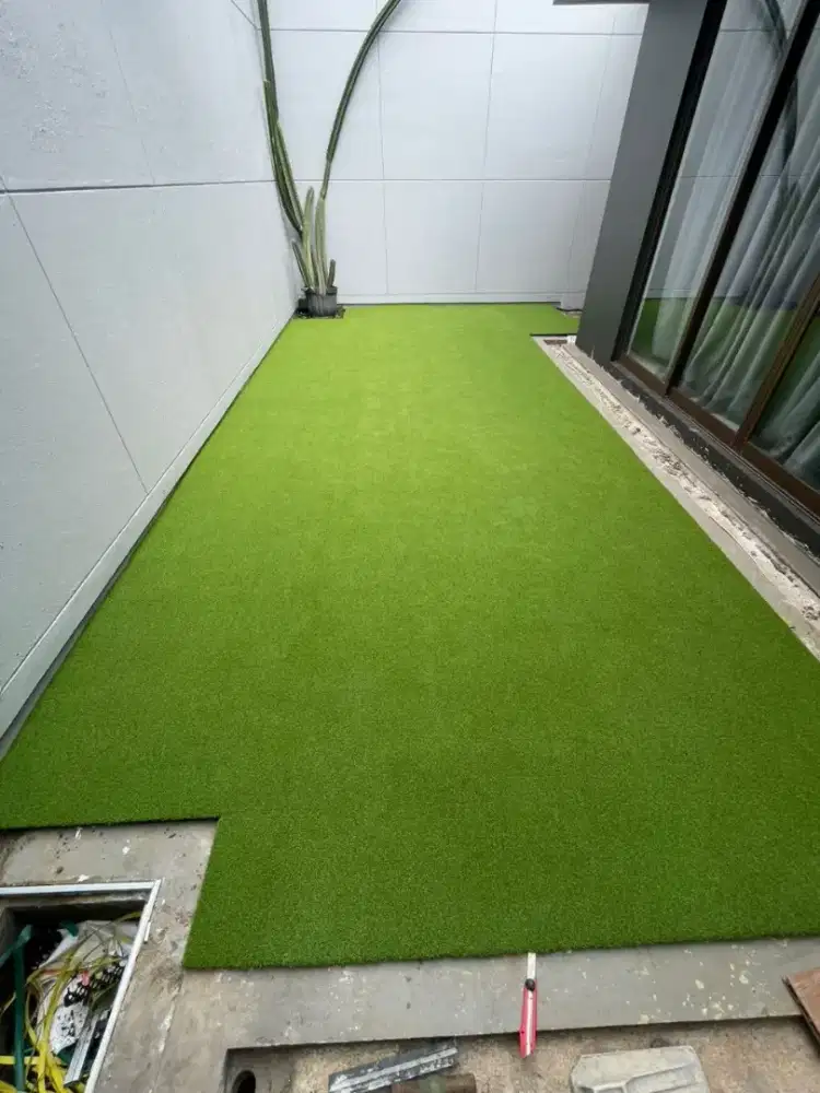 Jual rumput sintetis meteran cocok untuk outdoor dan indoor