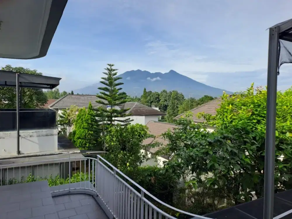 Rumah Full Furnished View Gunung di Rancamaya Golf Bogor