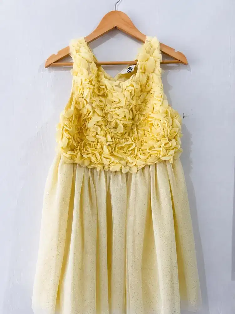 H&M Kids Dress Yellow 3D