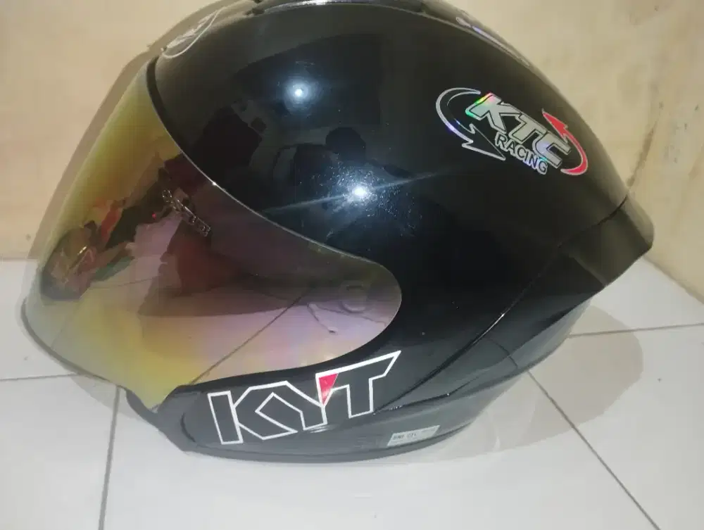 Helm kyt belum pernah pak