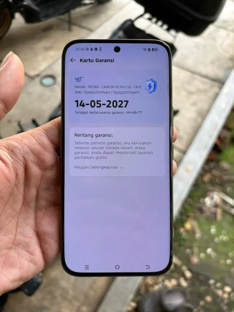 Tecno Camon 40 Pro 8/256 Nebula Titanium Second