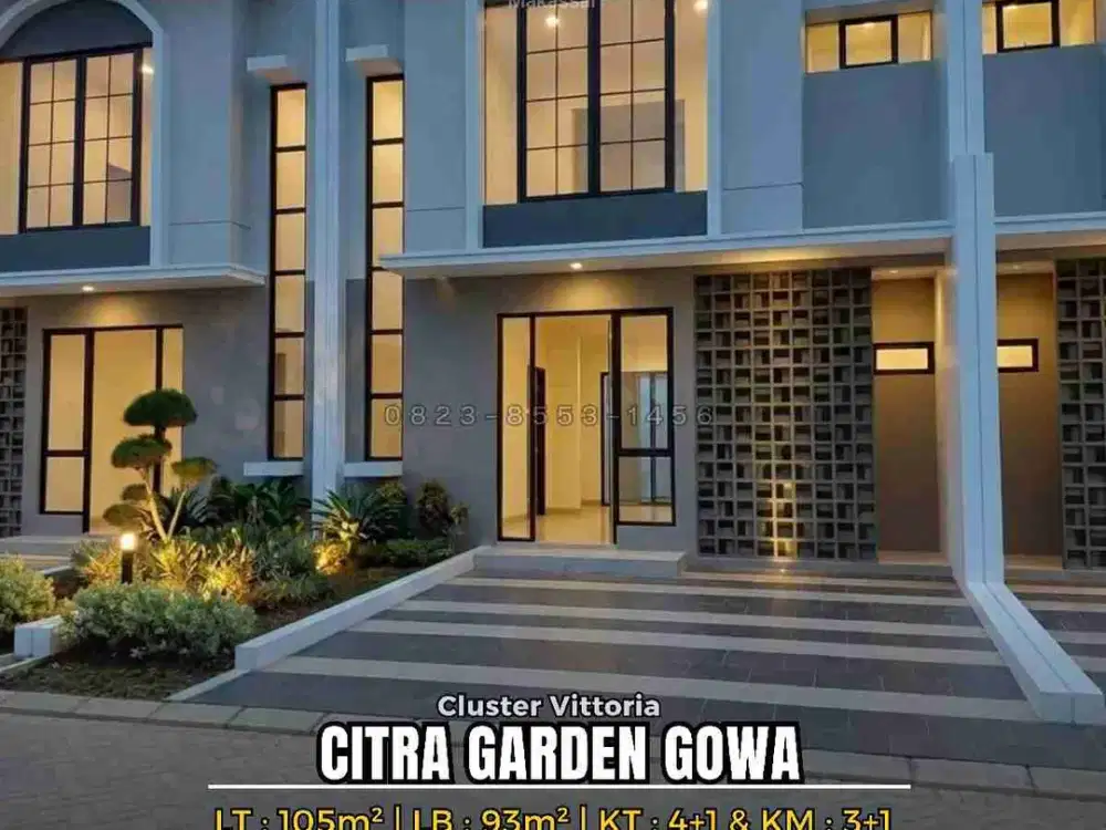 TIPE DELIA 7x15 Perumahan Citra Garden Gowa Dekat Hertasning Baru