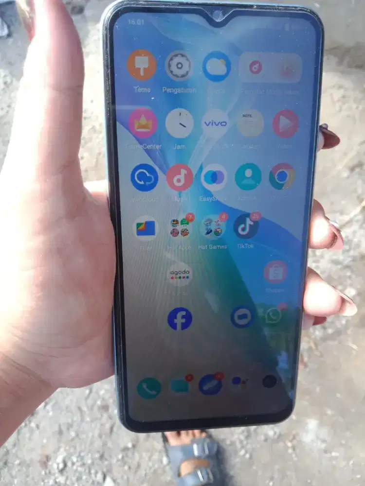 jual hp vivo y21T hp aja minus finger gk bsa ram 6+2/128