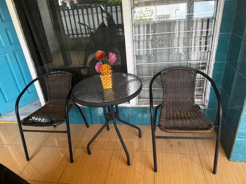 Set kursi teras ace hardware 2+1 meja
