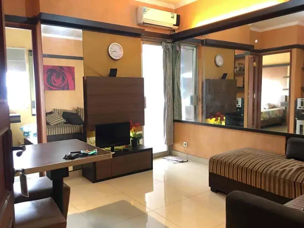 disewakan apartemen mediterania kelapa gading 2 kamar furnish