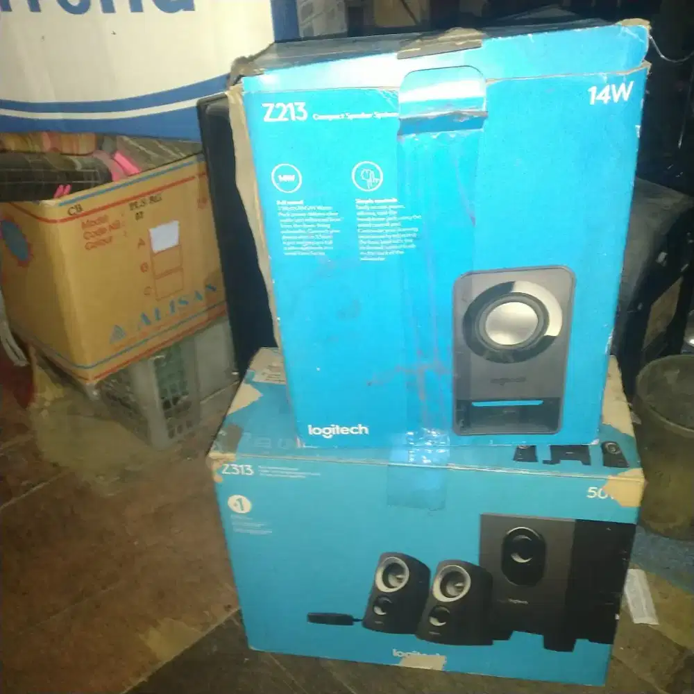 Speaker logitec z213 dan z313 suara bagus salon