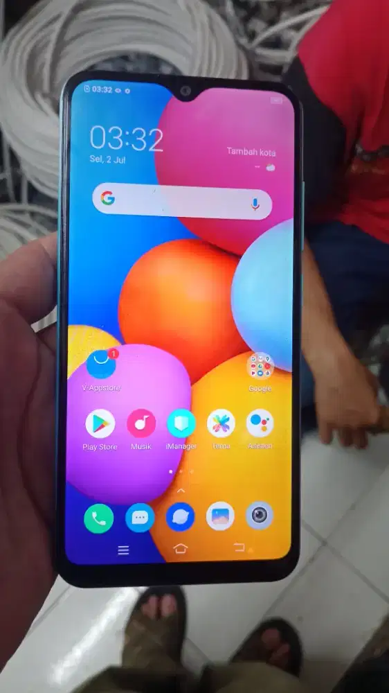 Vivo y1s 2/32gb mulus segel siap pake komplit