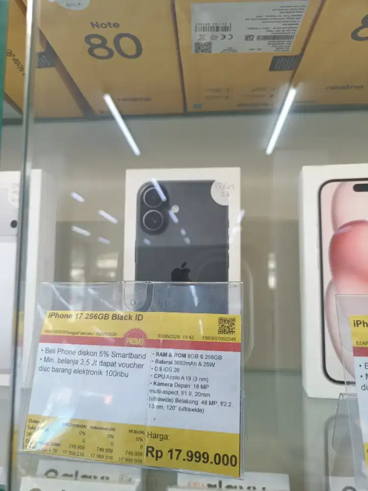 Kredit Kredivo iPhone 17 256GB Bunga 0 Tanpa Dp